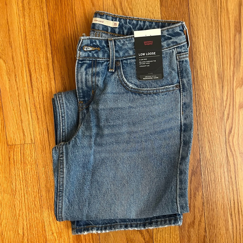 Levi's Low Loose Denim Jeans